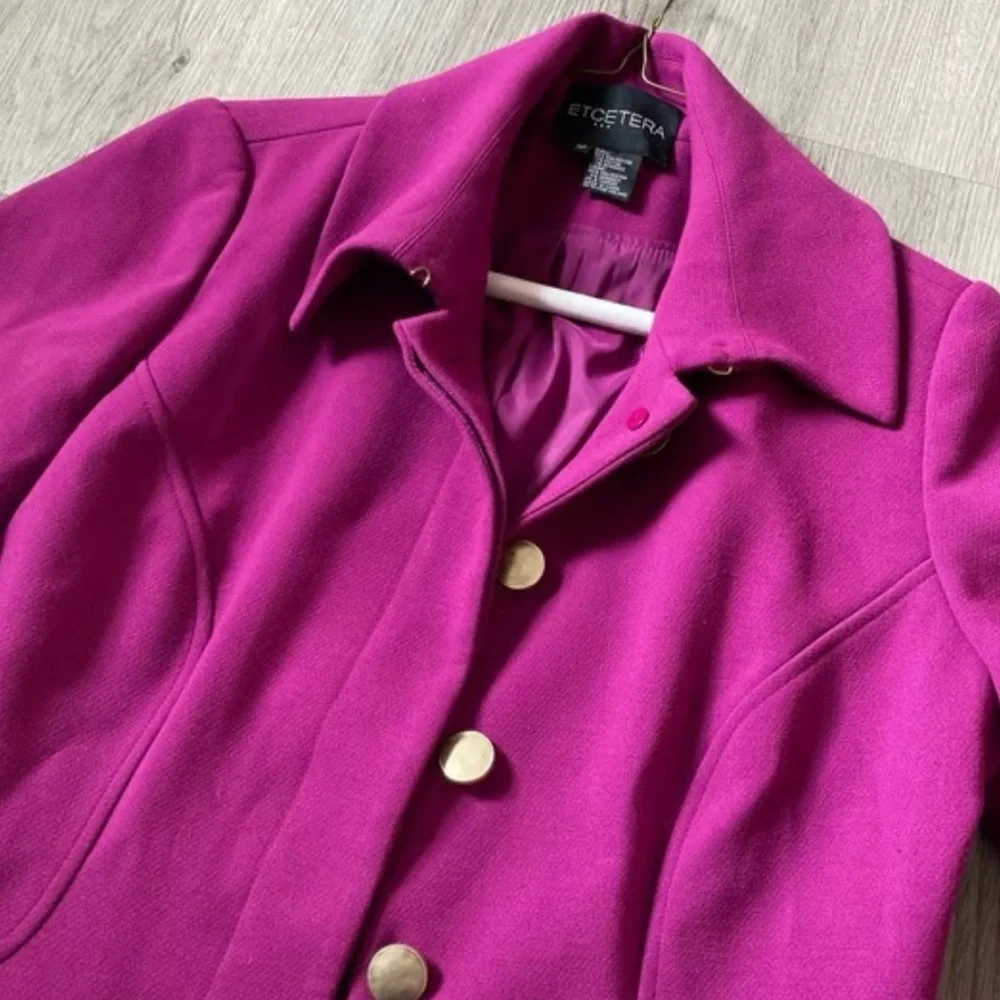 Etcetera Women's Blazer-Fuschia-6
